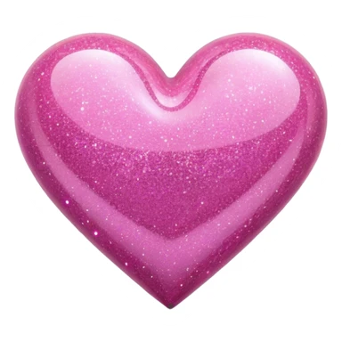 Corazon lindo con brillitos rosita sticker