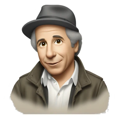 Paul Simon as shown on the Wikipedia page of Simon and Garfunkel  sticker