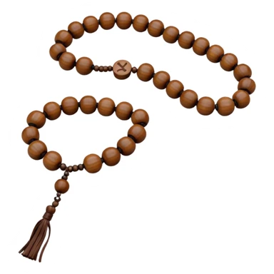 prayer beads strand sticker