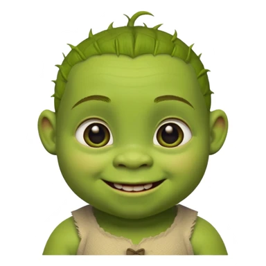 baby shrek sticker