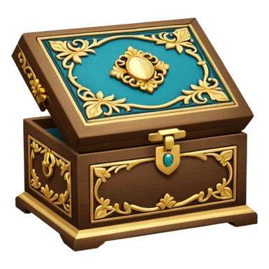 generate an emoji of a jewelery box  sticker