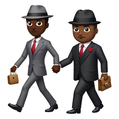 Mafia Boss walking Puppe sticker