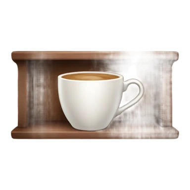 Cozy coffee color shelf sticker