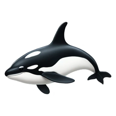 orca wearing sunglasses sticker