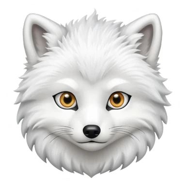 polar Arctic fox sticker