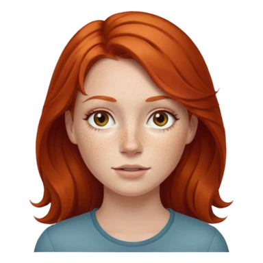 Reina pelirroja sticker