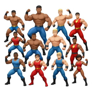 action heros sticker