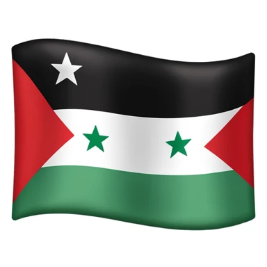 syrian red flag sticker