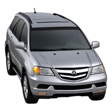 2002 Acura MDX silver sticker