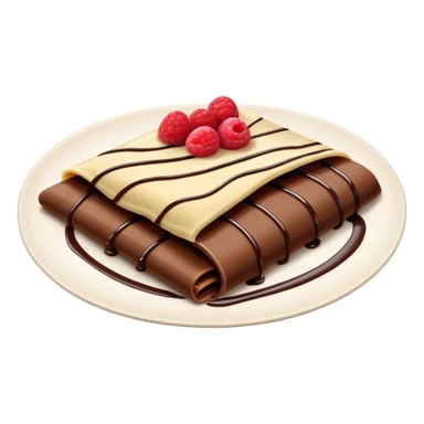 Dubai chocolate crepe  sticker