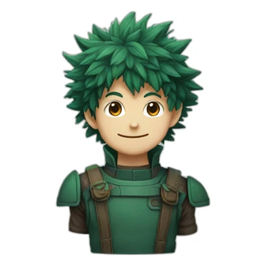 deku midorya  sticker