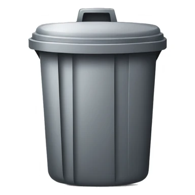 Delete button as trash sticker