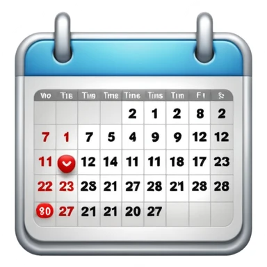 Deadline Calendar sticker