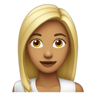 Cara mujer mulata sticker