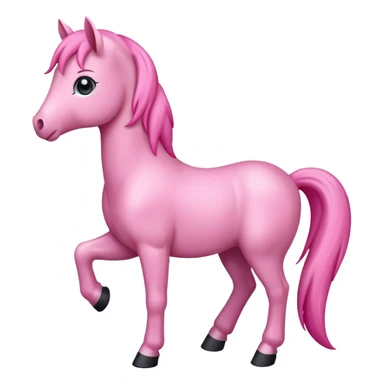 Pink pony sticker