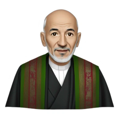 hamid karzai sticker