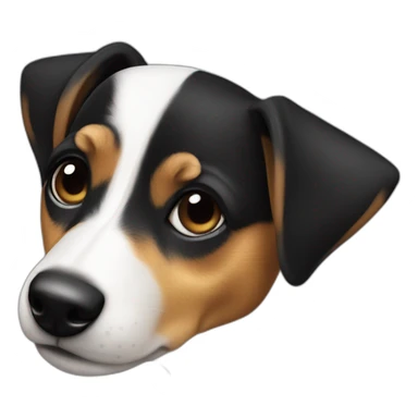 Black and tan jack russell sticker