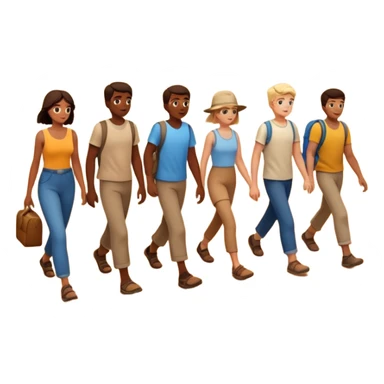 The israelites crossing the wilderness sticker