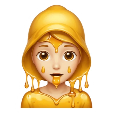 honey eating sticker