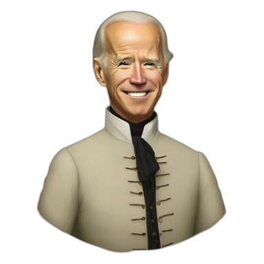 biden in hieronymus bosch style sticker