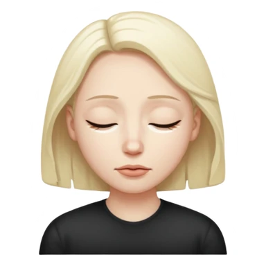 Stoner who's eyes are almost completely closed sticker