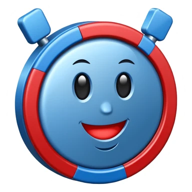  “Goal” sign blue (#00A3E0) and red (#F9423A)  sticker