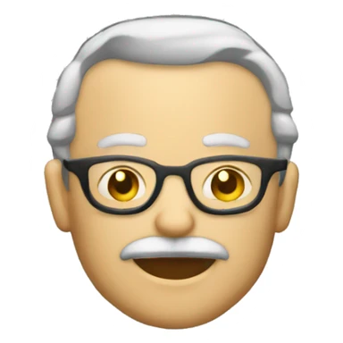 an icon of a  judge with an icon sytle sticker