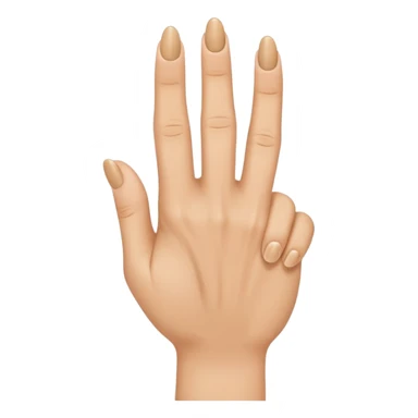 make me a hand emoji with the ring and middle finger sticking up on one hand sticker