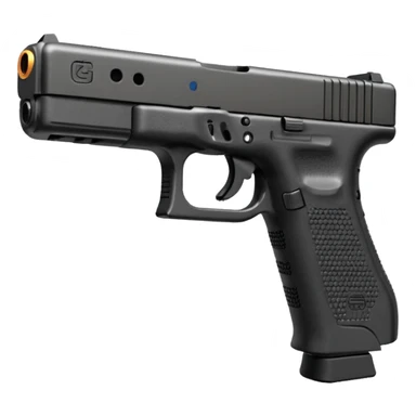 Glock 17 with an extended magazine sticker