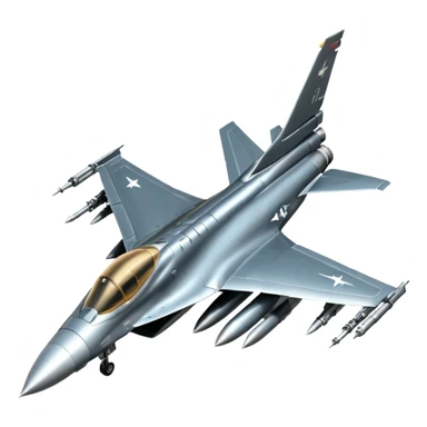 F-16 Model bir Jet sticker