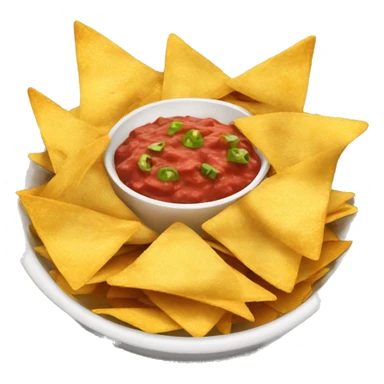 bowl of nachos without sauce sticker