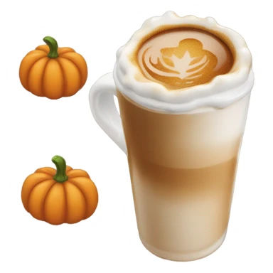 Pumpkin spice latte syrup sticker