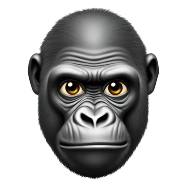 Gorilla with a monacle sticker
