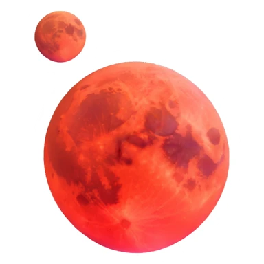 blood moon sticker
