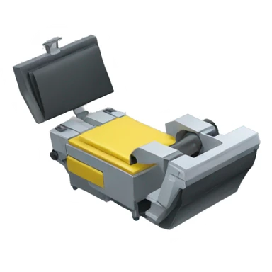 press clutch with foot  sticker