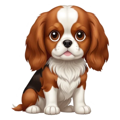 Caviler King Charles dog sticker