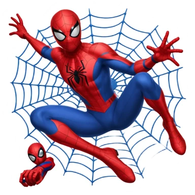 Spider man emoji sticker