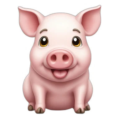 Petit Cochon qui pète sticker