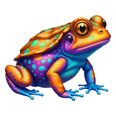 psychedelic toad sticker