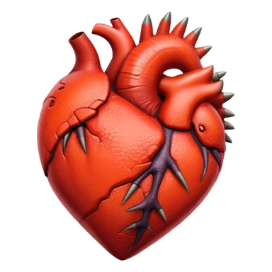 dinosaur heart sticker