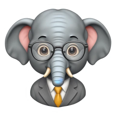 Une éléphante enseignante sticker