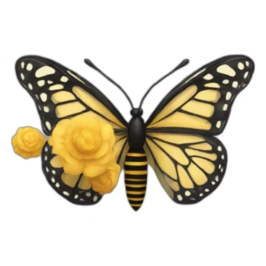 Float like a butterfly and sting like a bee sticker