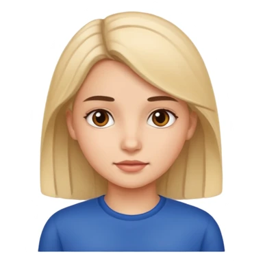 Average European (girl) sticker