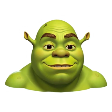 Shrek in swap chilling sticker
