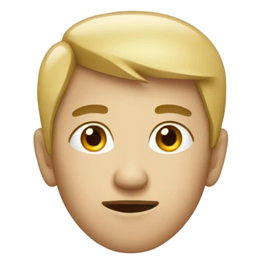 assymetric face sticker