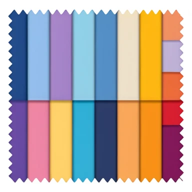 fabric swatch sticker