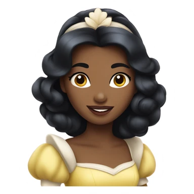 disney snow white princess sticker