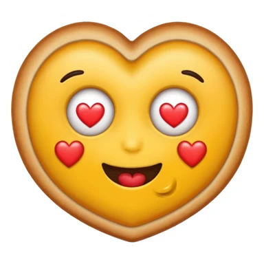 Food with heart eyes sticker