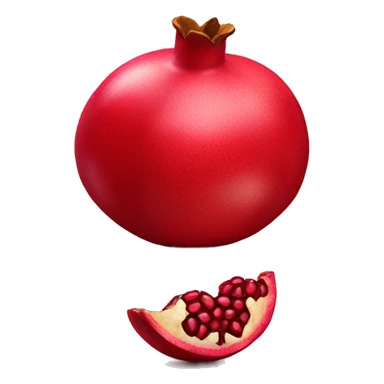 pomegranate with seeds  sticker