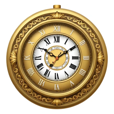 clock with lighting sticker